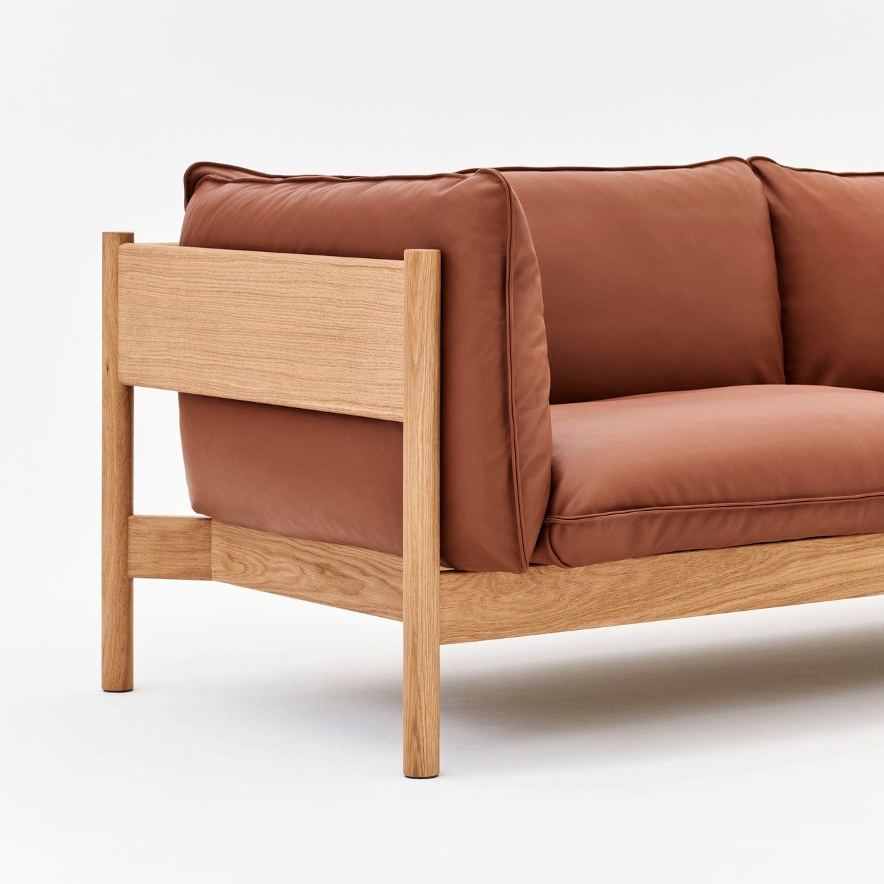 Sofa Arbour 2-seter eik, tekstil Nevada NV 2488 Soiled