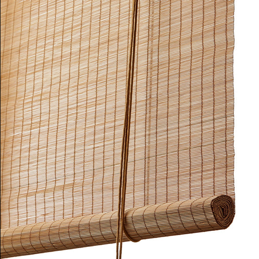 Rullegardin fin bambus brun