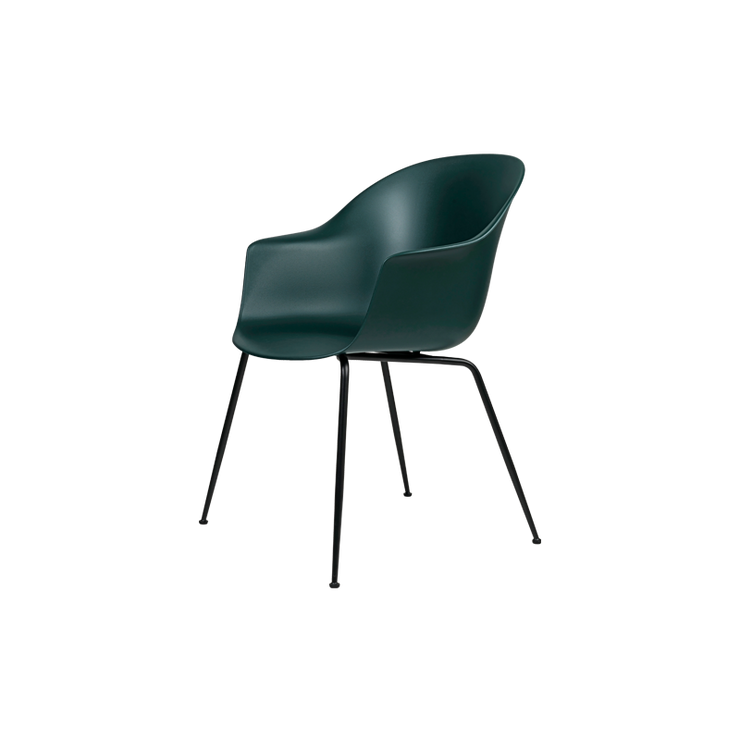 Spisestolen Bat Chair fra Gubi i fargen Dark Green