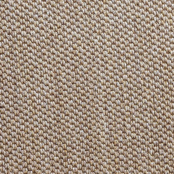 Teppet Belize Natural fra Massimo Copenhagen har en grovvevet tekstur i ren sisal