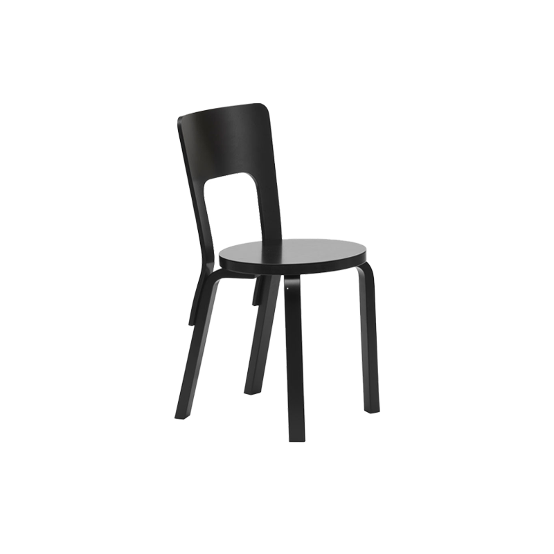 Spisestol 66 Chair Svart