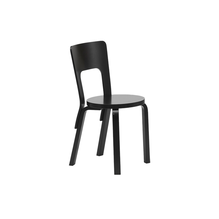 Spisestol 66 Chair Svart