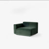 Develius modul EV1A venstre armlene, tekstil Velvet 1 Forest (PG2)