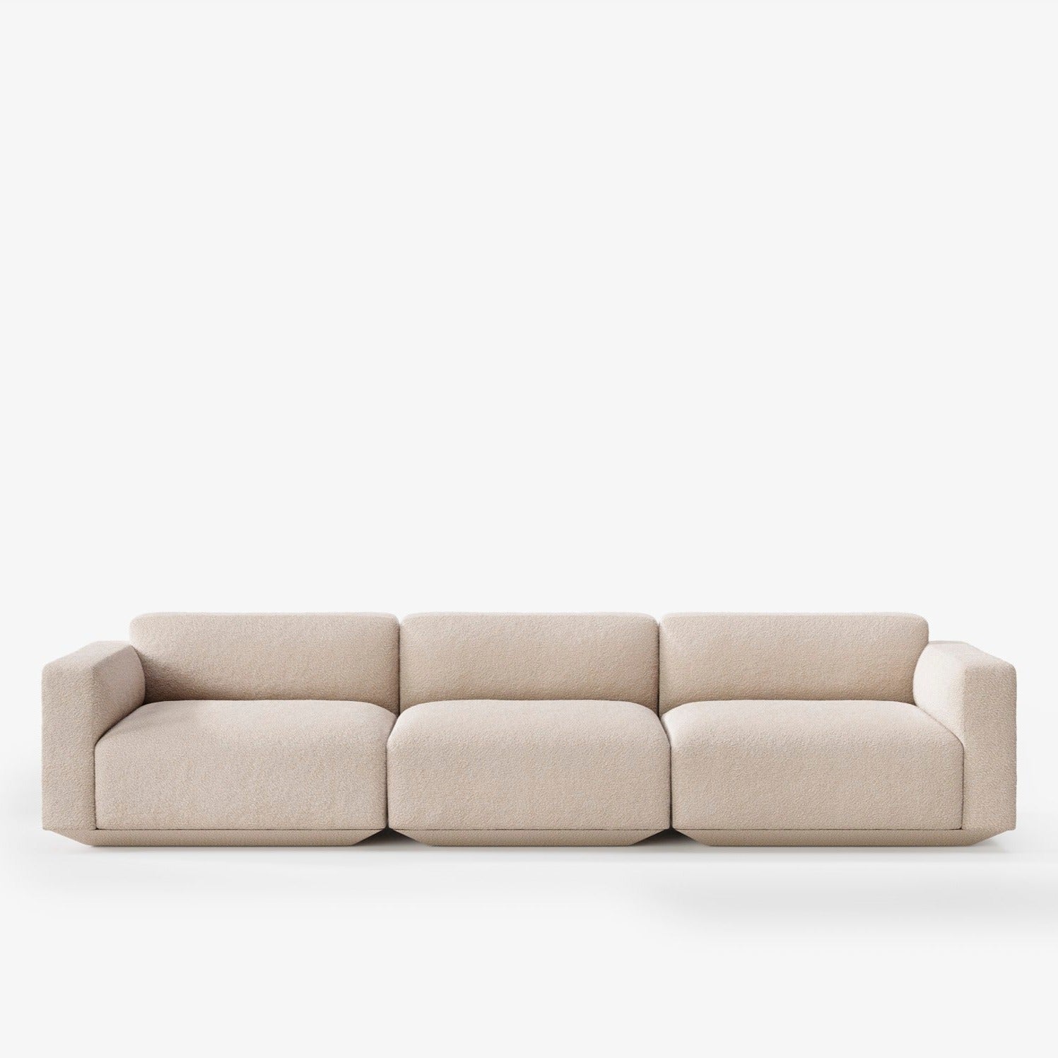 Develius modulsofa 3-seter Konfigurasjon D, Tekstil Karakorum 003 (beige)