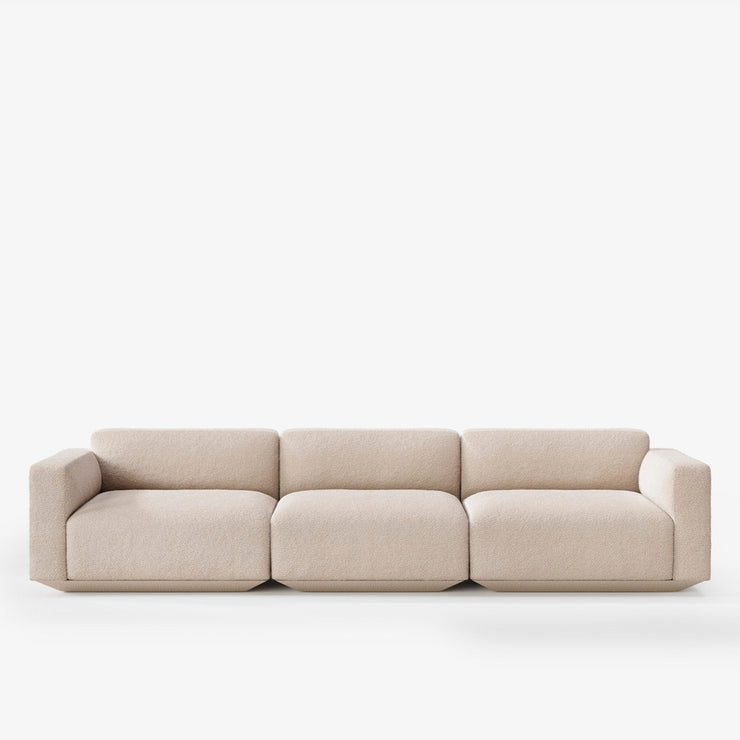 Develius modulsofa 3-seter Konfigurasjon D, Tekstil Karakorum 003 (beige)
