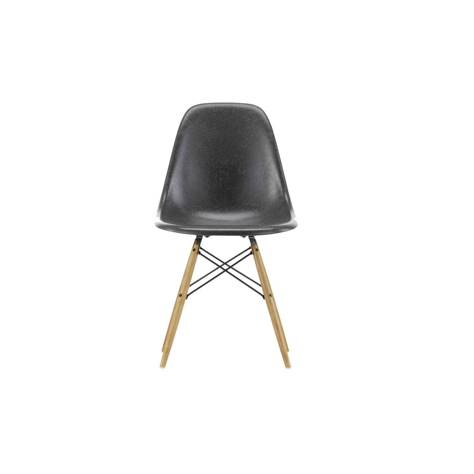 Spisestolen Eames Fiberglass Side Chair Vitra, så dagens lys i 1948, før den ble relansert i 2018. Stolen er laget i glassfiber - og designet og formet etter menneskekroppen, noe som gjør den til en utrolig behagelig stol å sitte i.
