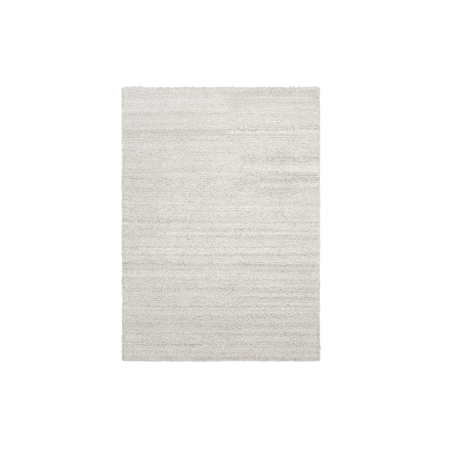 Ullteppet Ease Loop Rug fra ferm Living, er vevet med en tynn og en tykkere tråd - noe som gir Ease Loop Rug en ujevn og myk følelse med naturlig tekstur og dybdefølelse.