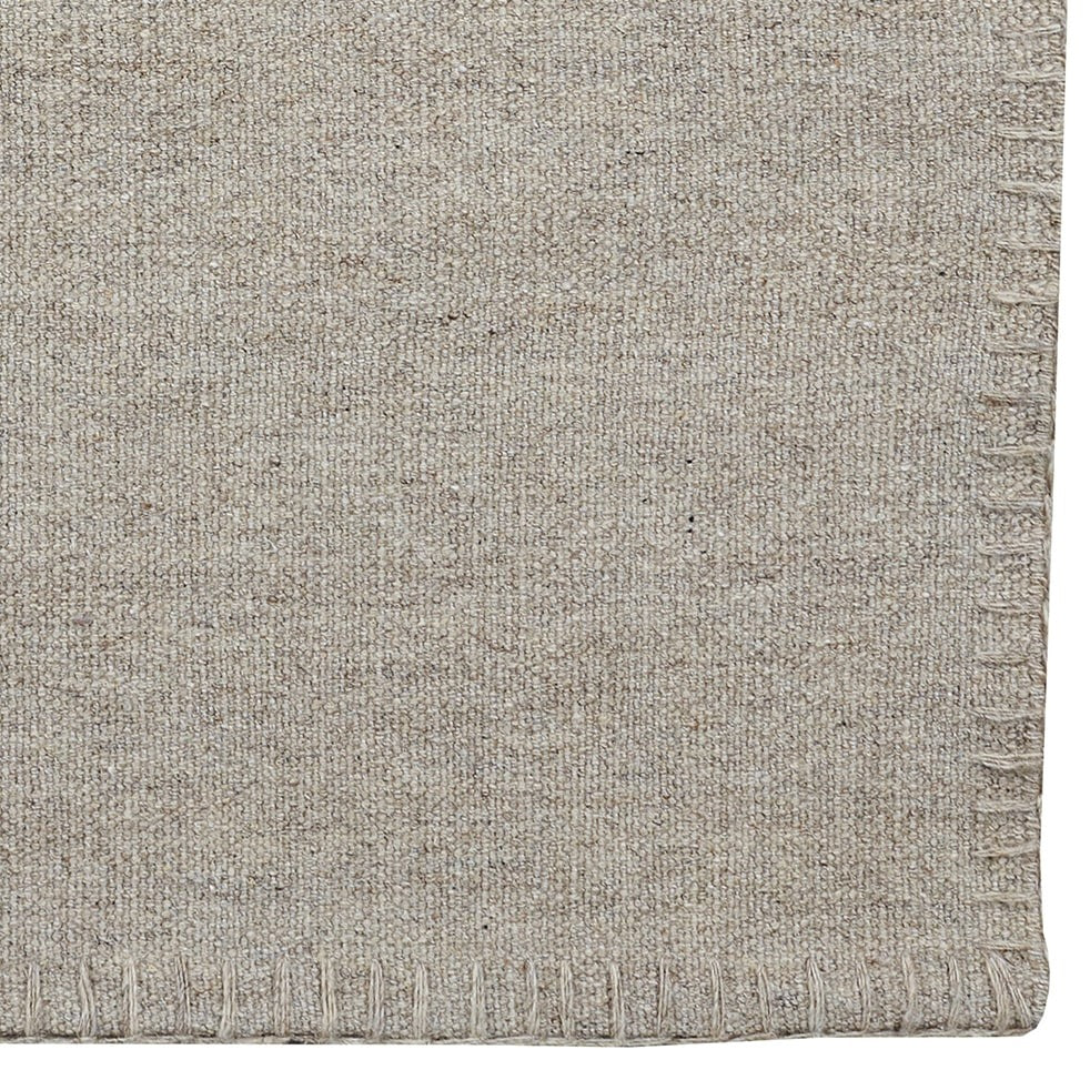 Escape Kelim Light beige med kantsting