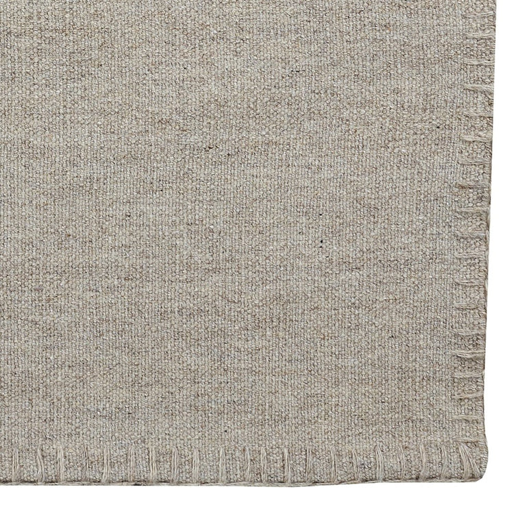 Escape Kelim Light beige med kantsting