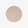 Found rug 05, farge Sanded beige. Gulvteppet er rundt, i 100% ull, og har en sandfarget beigefarge