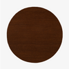 Found rug 5 i farge rusty iron - rustrødt rundt teppe i ren ull med 320 cm diameter