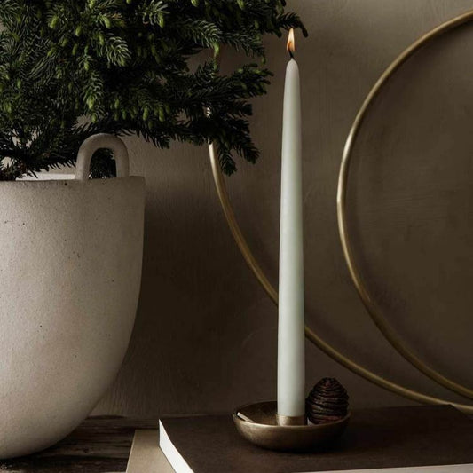 Lysestake Bowl Candle Holder Single - messing (må hentes)