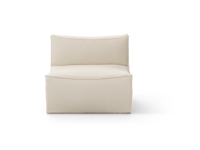 Off-white midtmodul small- Midtmodulen står fint både alene som stol, eller sammen med de øvrige modulene. Mål: B 95 x H 76 x D 95 cm