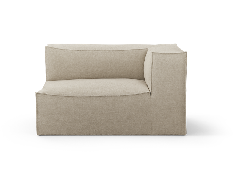Natural rich linen ende large med høyre armlene. Mål: B 138 x H 76 x D 108 cm