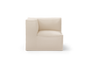 Off-white hjørne - connecting corner small. Mål: B 95 x H 76 x D 95 cm