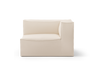 Off-white ende med høyre armlene, small. Mål: B 120 x H 76 x D 95 cm