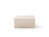 Off-white puff small kvadrat. Mål: B 95 x H 42 x D 93 cm