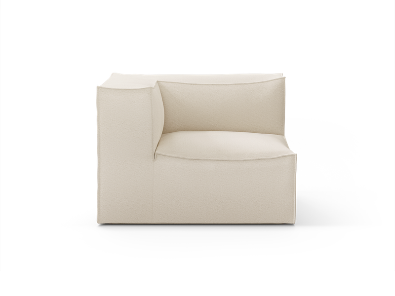 Off-white hjørne - connecting corner large. Mål: B 108 x H 76 x D 108 cm