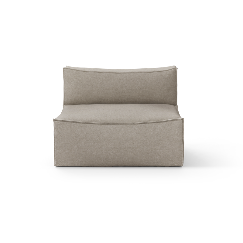 Cotton linen natural midtmodul small. Mål: B 95 x H 76 x D 95 cm