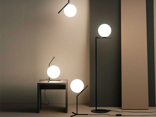 Vegglampe IC C/W1 svart