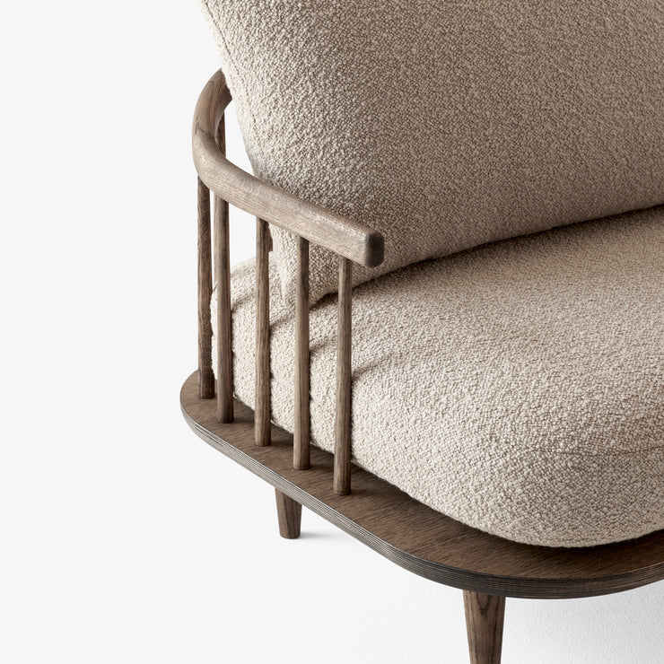 Fly SC2 sofa 2-seter, Smoked Oiled Oak. Tekstil: Karakorum 003