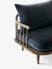 Fly SC2 sofa 2-seter, Smoked Oiled Oak. Tekstil: Velvet 10 Twilight