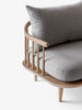 Fly SC2 sofa 2-seter, White Oiled Oak. Tekstil: Hot Madison 094