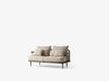 Fly SC2 sofa 2-seter, Smoked Oiled Oak. Tekstil: Karakorum 003