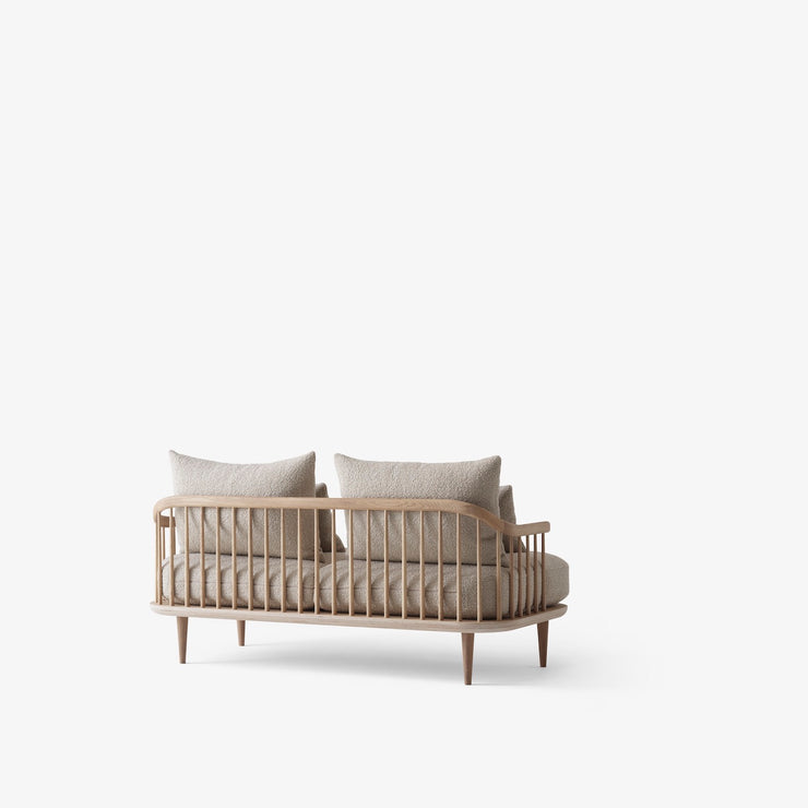 Fly SC2 sofa 2-seter, White Oiled Oak. Tekstil: Karakorum 003 rygg