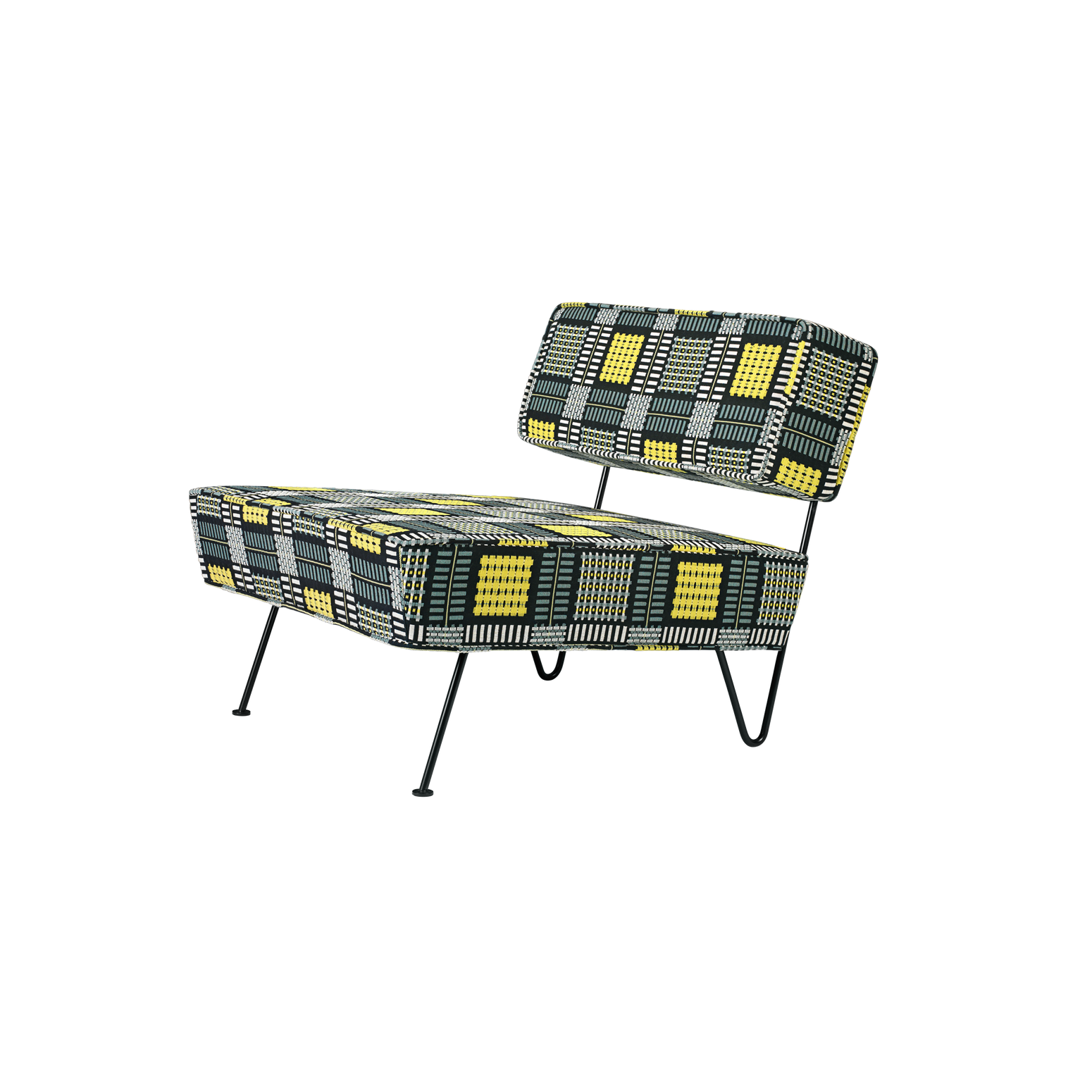 GT Lounge Chair kan leveres i ulike tekstiler