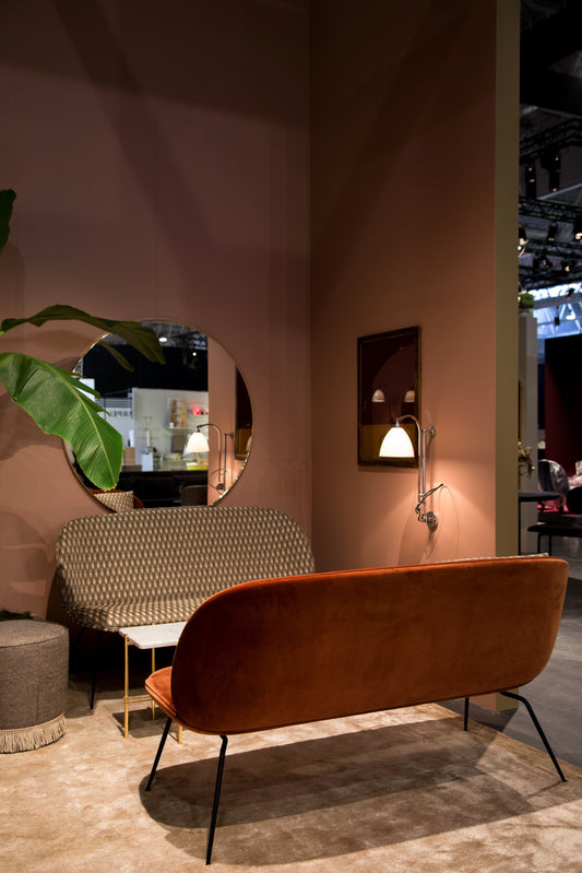 Sofaen ble lansert i 2016 og er designet av GamFratesi - og kom som et tilskudd til Beetle-kolleksjonen som består av spise- og loungestoler.