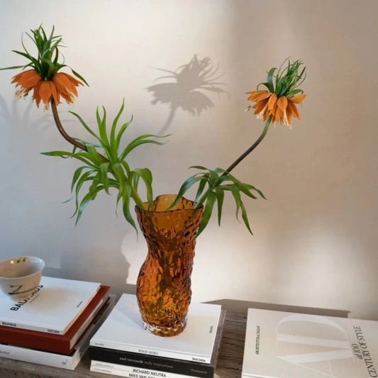 Vase Ostrea Rock amber (må hentes)