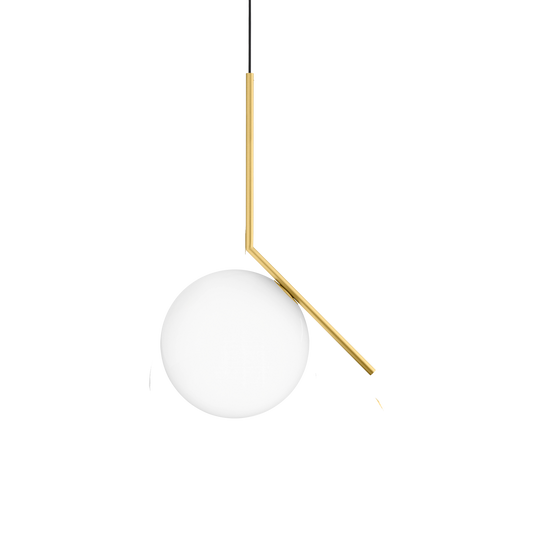 Takpendel IC S1 messing, fra Flos er designet av Michael Anastassiades.