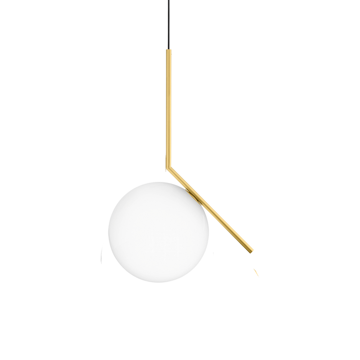 Takpendel IC S1 messing, fra Flos er designet av Michael Anastassiades.