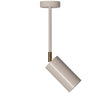 Joey Spot Large H41 cm med kopp, farge hvit og messing (white/brass)