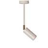 Joey Spot Small H38 cm med kopp, farge hvit og messing (white/brass)