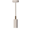 Joey Spot Small H38 cm med kopp, farge hvit og messing (white/brass)