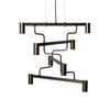 Taklampe Kennedy chandelier bronze