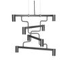 Taklampe Kennedy Chandelier stål