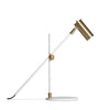 Lektor bordlampe hvit/messing
