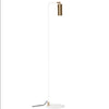 Gulvlampe Lektor Floor, hvit og messing