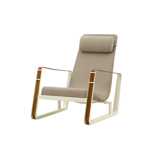 Lenestolen Cité fra Vitra, er et tidlig mesterverk designet av den franske designeren og ingeniøren Jean Prouvé i 1930.