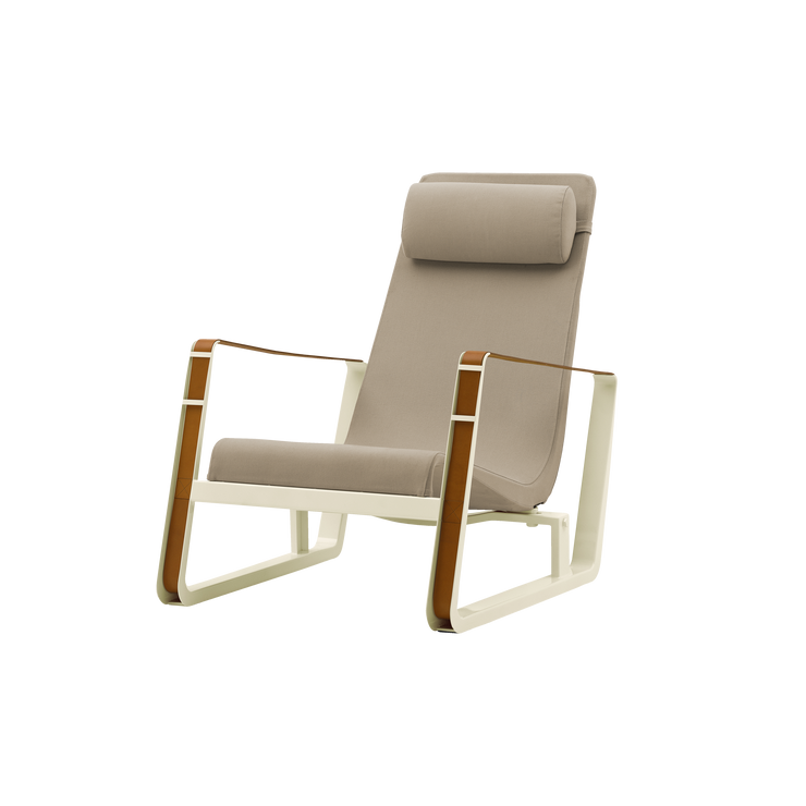 Lenestolen Cité fra Vitra, er et tidlig mesterverk designet av den franske designeren og ingeniøren Jean Prouvé i 1930.