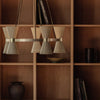 Taklampen Collector Chandelier fåes også med fem skjermer.