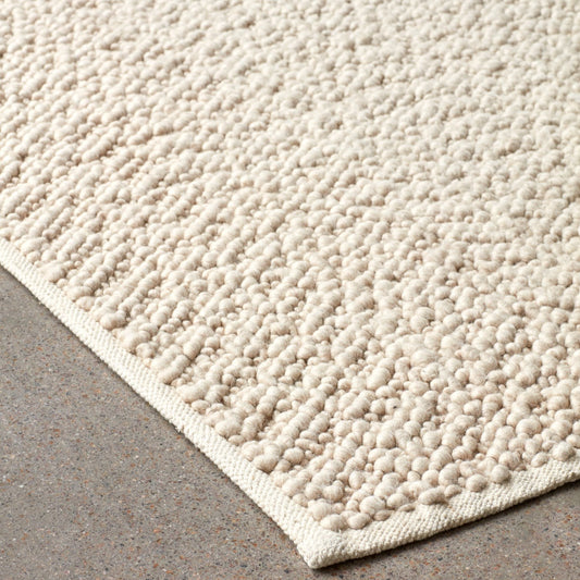 Teppe Gravel Rug Ivory