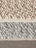 Gravel rug har en myk tekstur, og kommer i to farger, Ivory og Grey