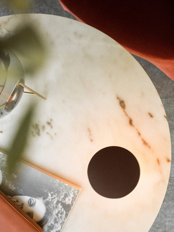 Bordplate i offwhite marmor