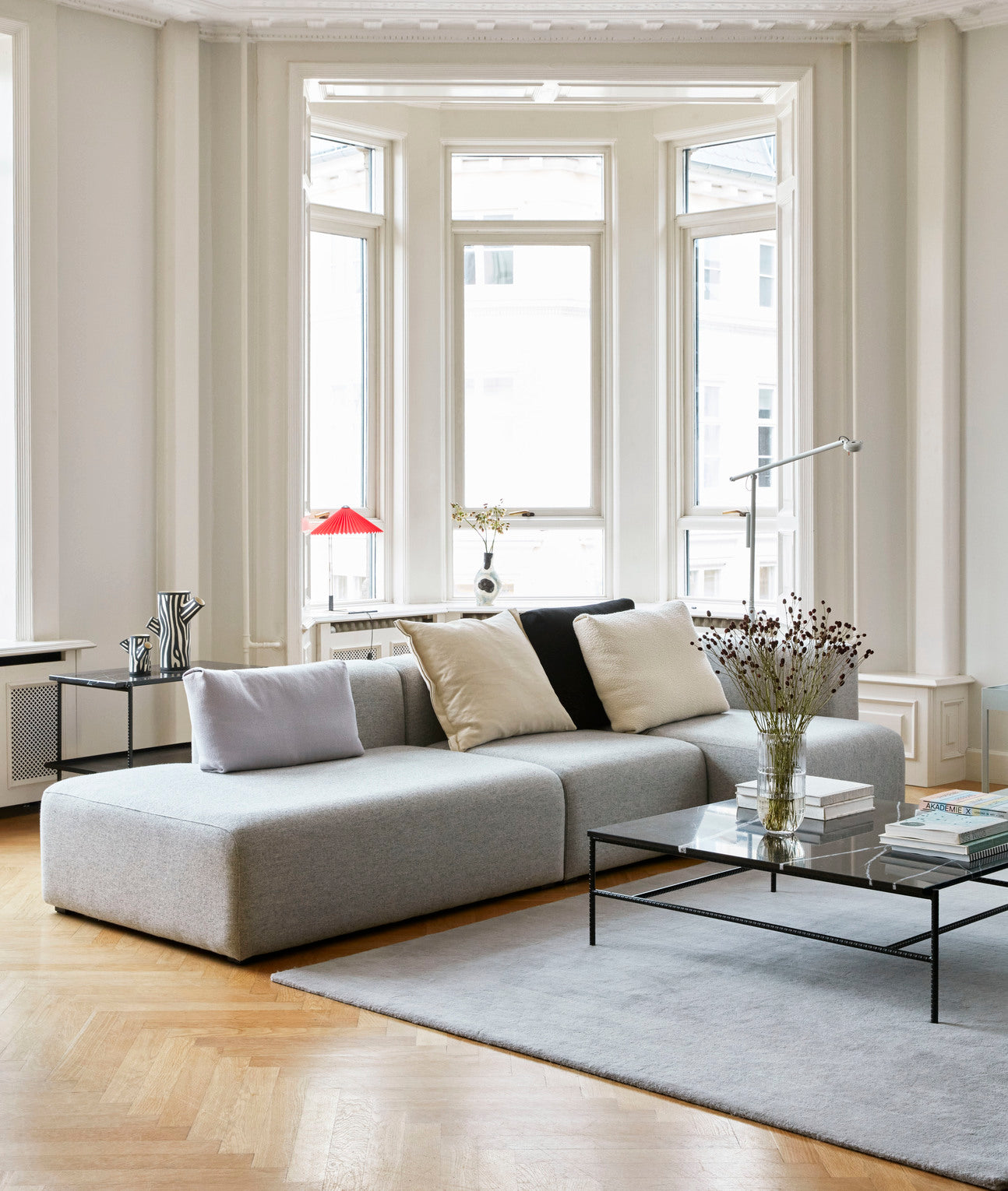 Sofa Mags 3-seter fra Hay, kombinasjon 3, tekstil Hallingdal 116
