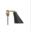 Vegglampe Miller Wall fra Rubn, i farge messing og svart (Black/brass)