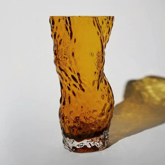 Vase Ostrea Rock amber (må hentes)